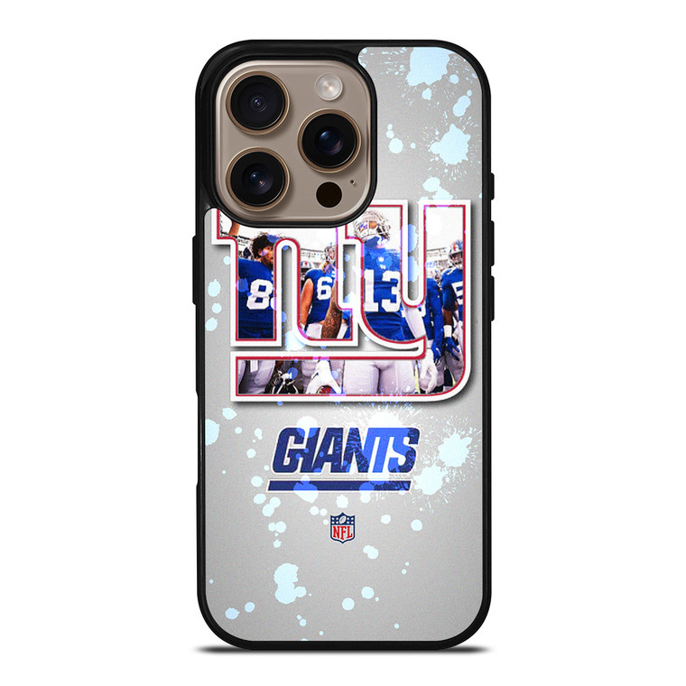 NEW YORK GIANTS NFL SPLASHED iPhone 16 Pro Case Cover NEW YORK GIANTS NFL SPLASHED iPhone 16 Pro Case Cover