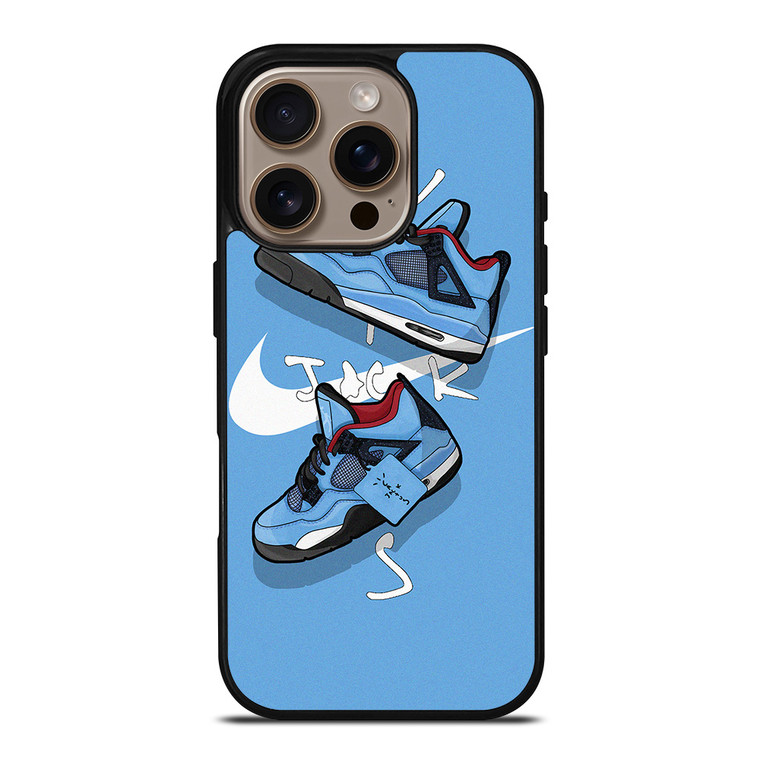 NIKE AIR JORDAN TRAVIS SCOTT CACTUS JACK iPhone 16 Pro Case Cover NIKE AIR JORDAN TRAVIS SCOTT CACTUS JACK iPhone 16 Pro Case Cover