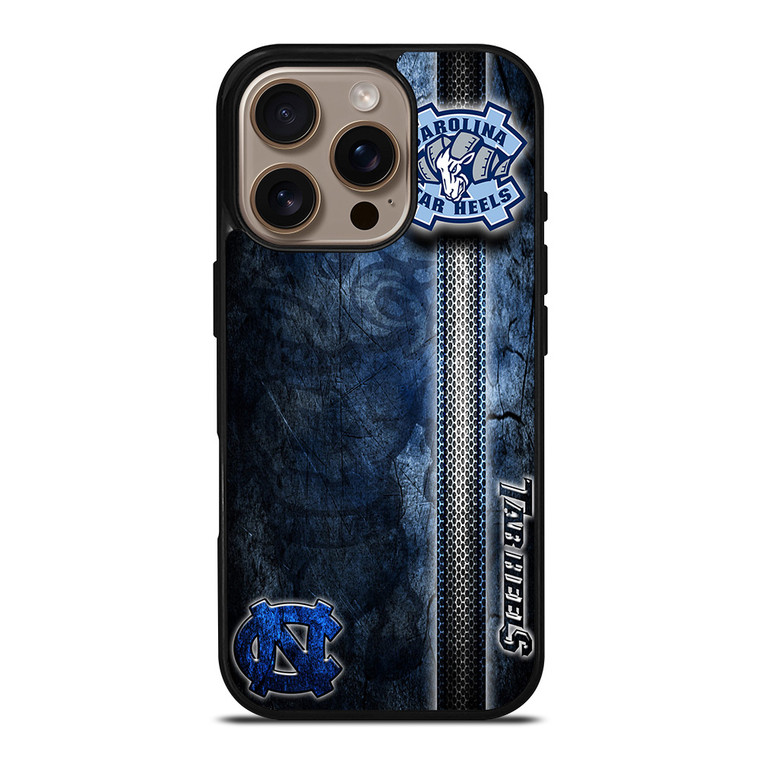 NORTH CAROLINA TAR HEELS GRUNGE LOGO iPhone 16 Pro Case Cover