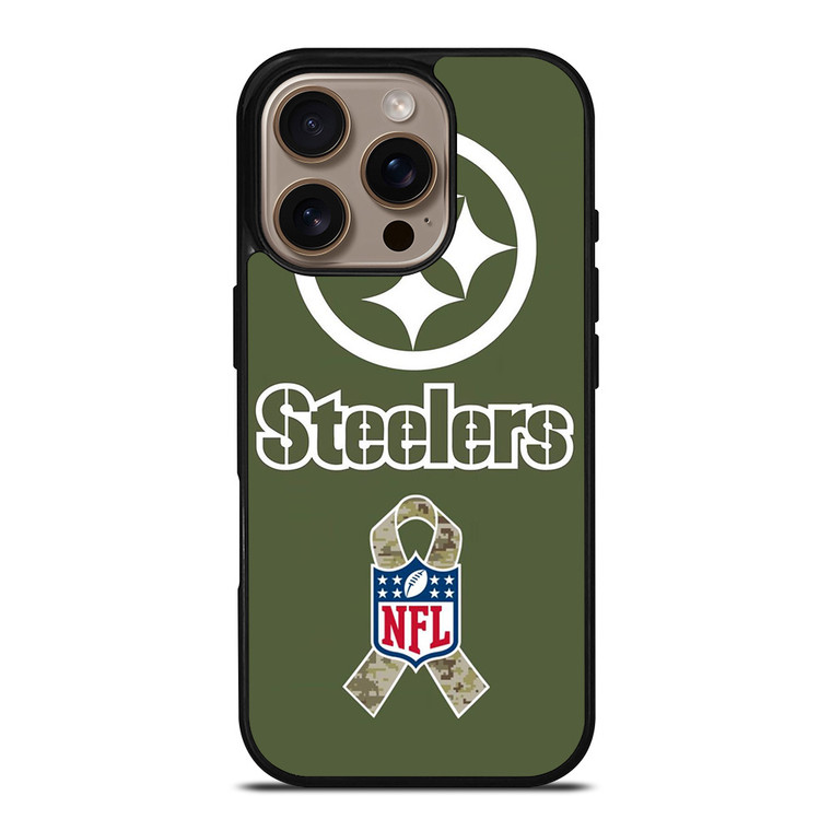 PITTSBURGH STEELERS NFL FOOTBALL BADGE iPhone 16 Pro Case Cover
