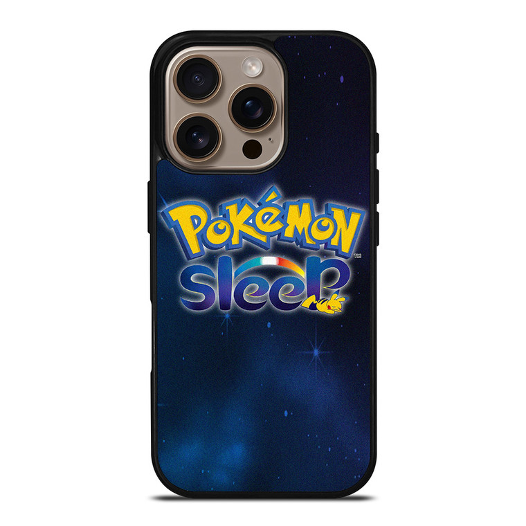 POKEMON SLEEP GAMES LOGO iPhone 16 Pro Case Cover