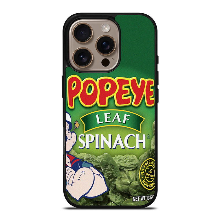 POPEYE LEAF SPINACH iPhone 16 Pro Case Cover