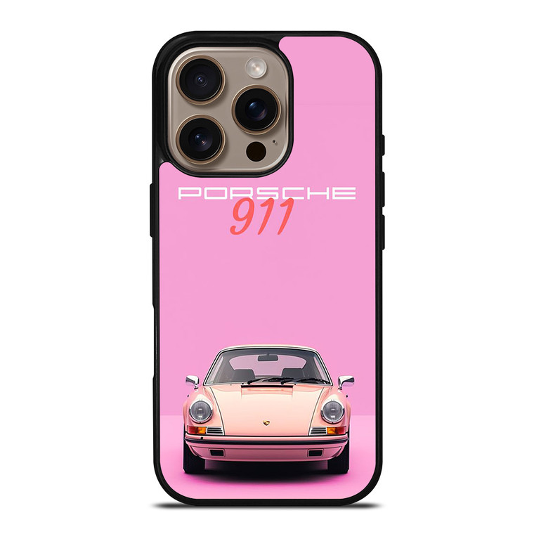 PORSCHE 911 PINK iPhone 16 Pro Case Cover