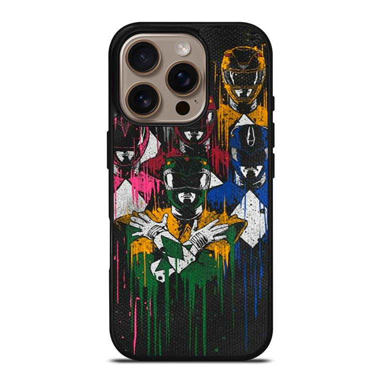 POWER RANGERS BRUSHED ART iPhone 16 Pro Case Cover