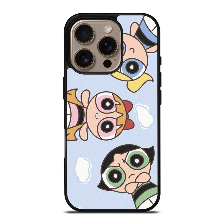 POWERPUFF GIRLS CARTOON CUTE iPhone 16 Pro Case Cover