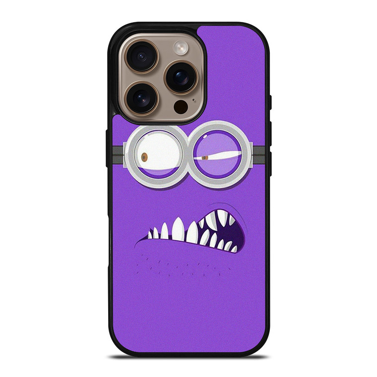 PURPLE MINION MINIMALIST iPhone 16 Pro Case Cover