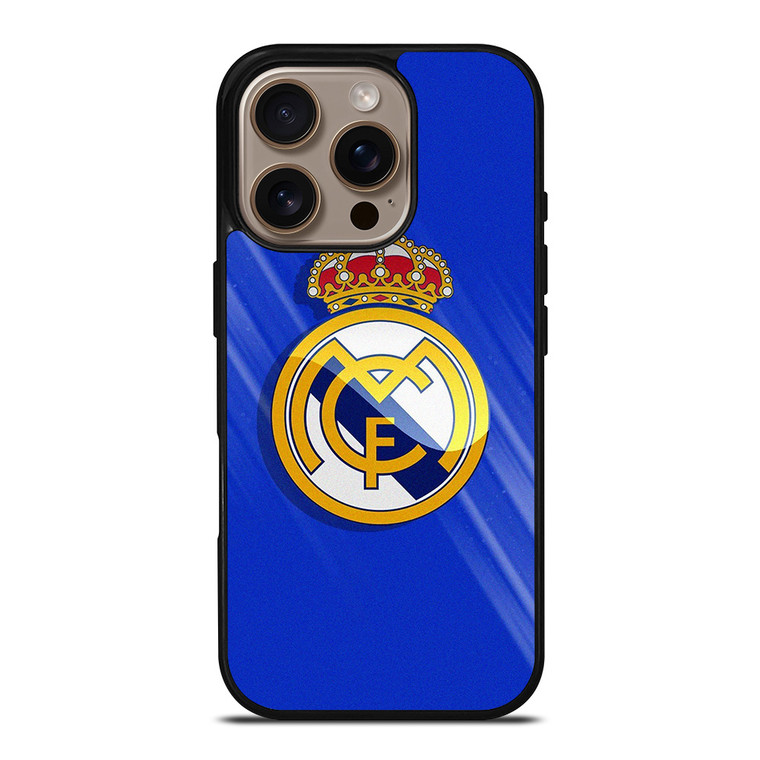 REAL MADRID CF FOOTBALL EMBLEM iPhone 16 Pro Case Cover