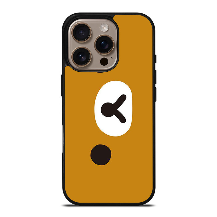 RILAKKUMA BEAR MINIMALIST iPhone 16 Pro Case Cover