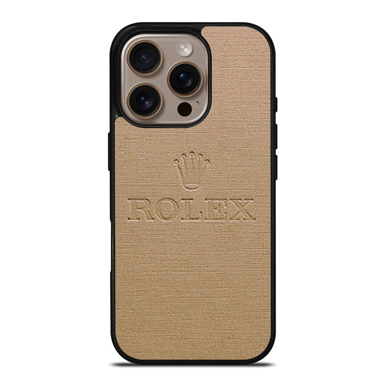 ROLEX WATCHES BROWN iPhone 16 Pro Case Cover ROLEX WATCHES BROWN iPhone 16 Pro Case Cover