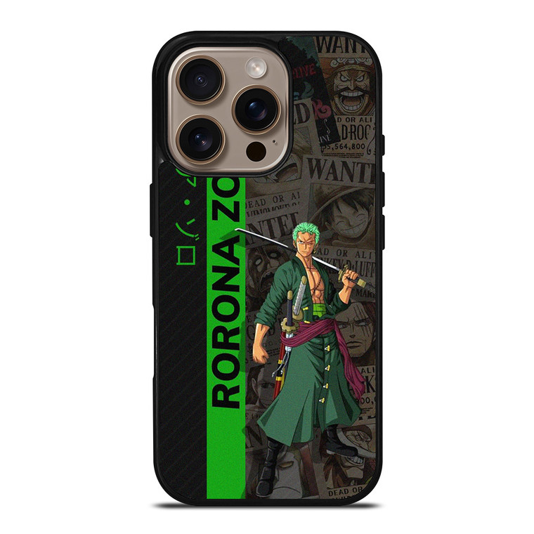RORONA ZORO ANIME MANGA iPhone 16 Pro Case Cover RORONA ZORO ANIME MANGA iPhone 16 Pro Case Cover