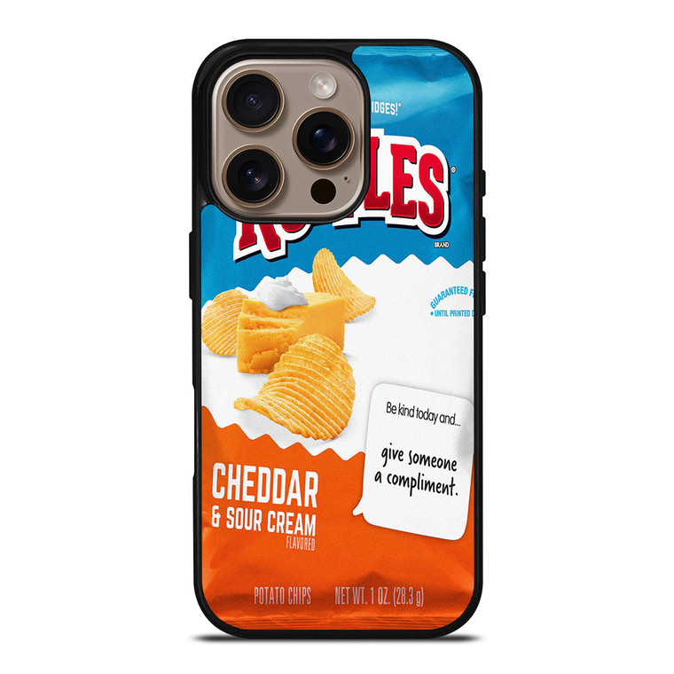 RUFFLES POTATO CHIPS CHEDDAR iPhone 16 Pro Case Cover