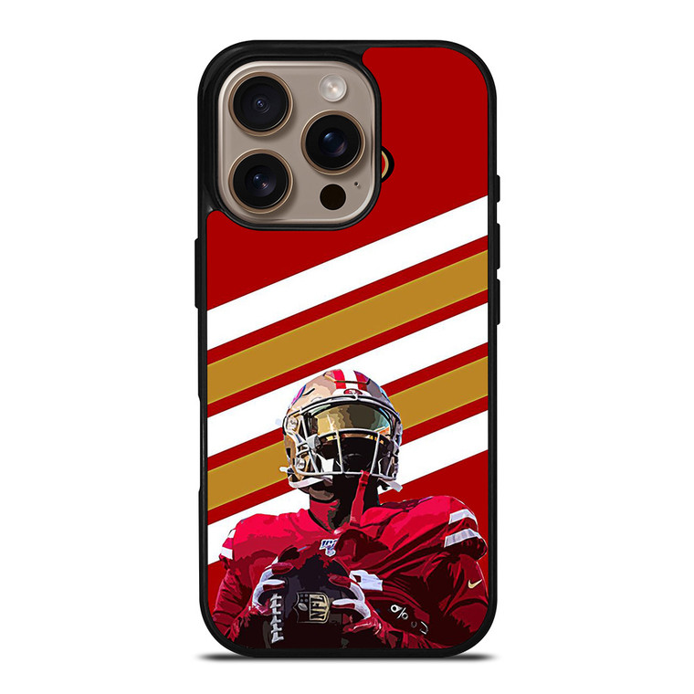 SAN FRANCISCO 49ERS STRIPE LOGO iPhone 16 Pro Case Cover
