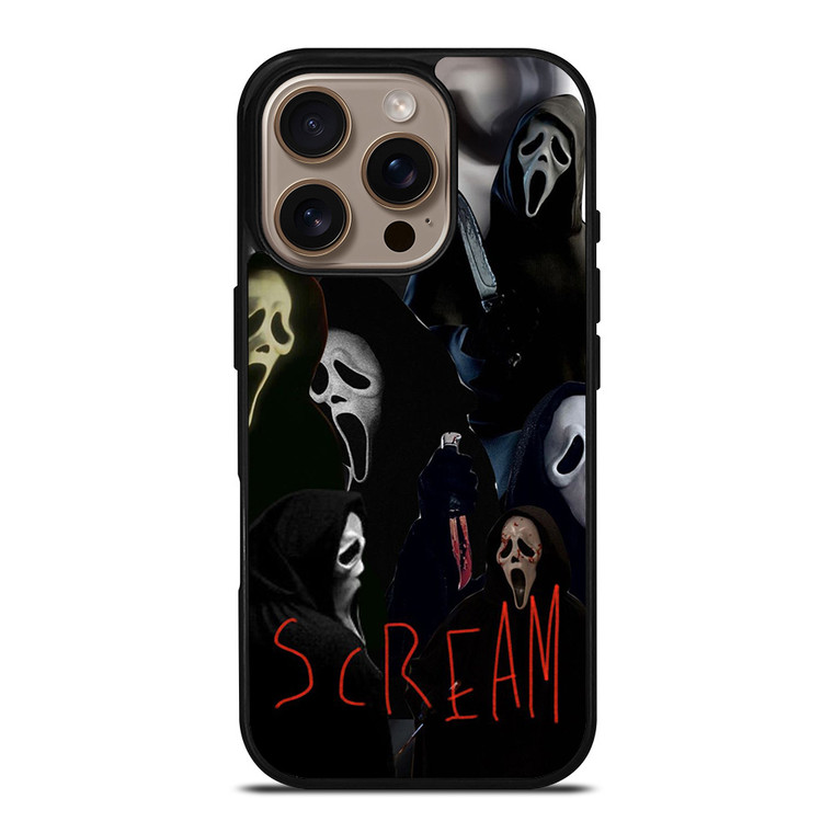 SCREAM GHOST COLLAGE iPhone 16 Pro Case Cover