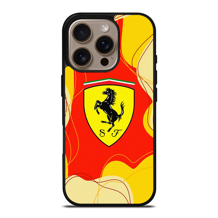 SCUDERIA FERRARI AESTHETIC LOGO iPhone 16 Pro Case Cover