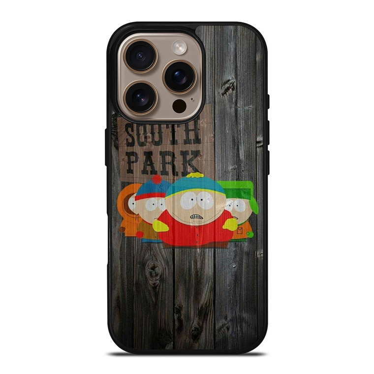 SOUTH PARK WOOD LOGO iPhone 16 Pro Case Cover