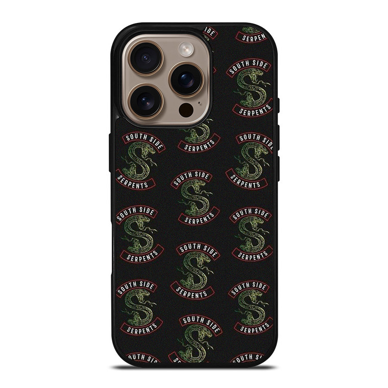 SOUTH SIDE SERPENTS RIVERDALE PATTERN iPhone 16 Pro Case Cover