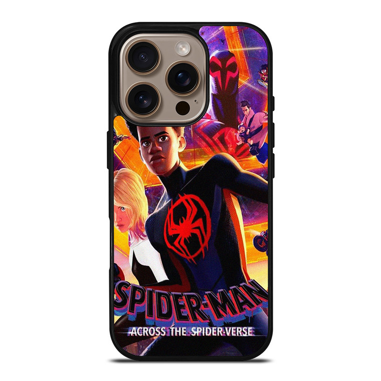 SPIDERMAN ACROSS THE SPIDER VERSE POSTER iPhone 16 Pro Case Cover