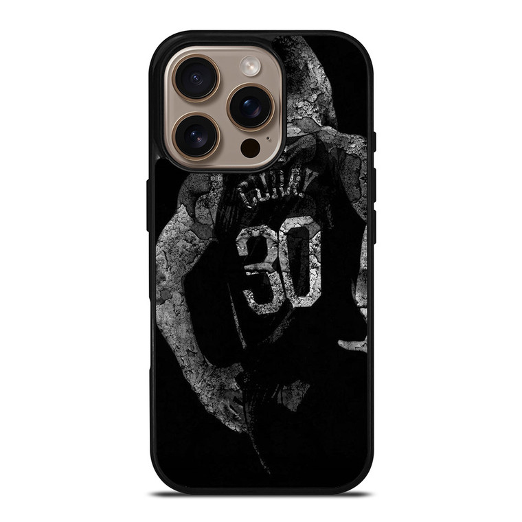 STEPHEN CURRY GOLDEN STATE WARRIORS RUSTY iPhone 16 Pro Case Cover