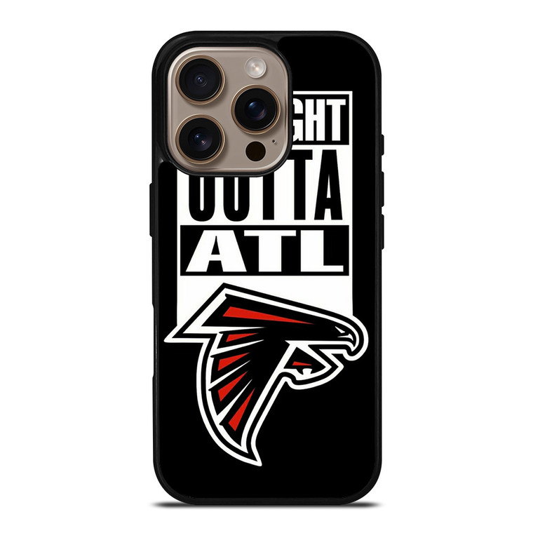 STRAIGHT OUTTA ATLANTA FALCONS FOOTBALL iPhone 16 Pro Case Cover