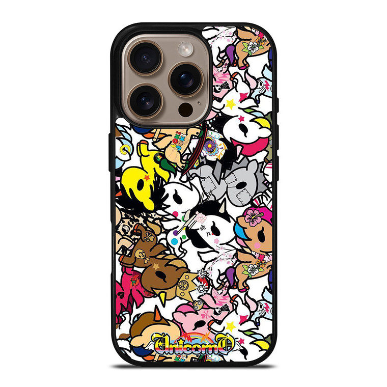 TOKIDOKI UNICORN COLLAGE iPhone 16 Pro Case Cover