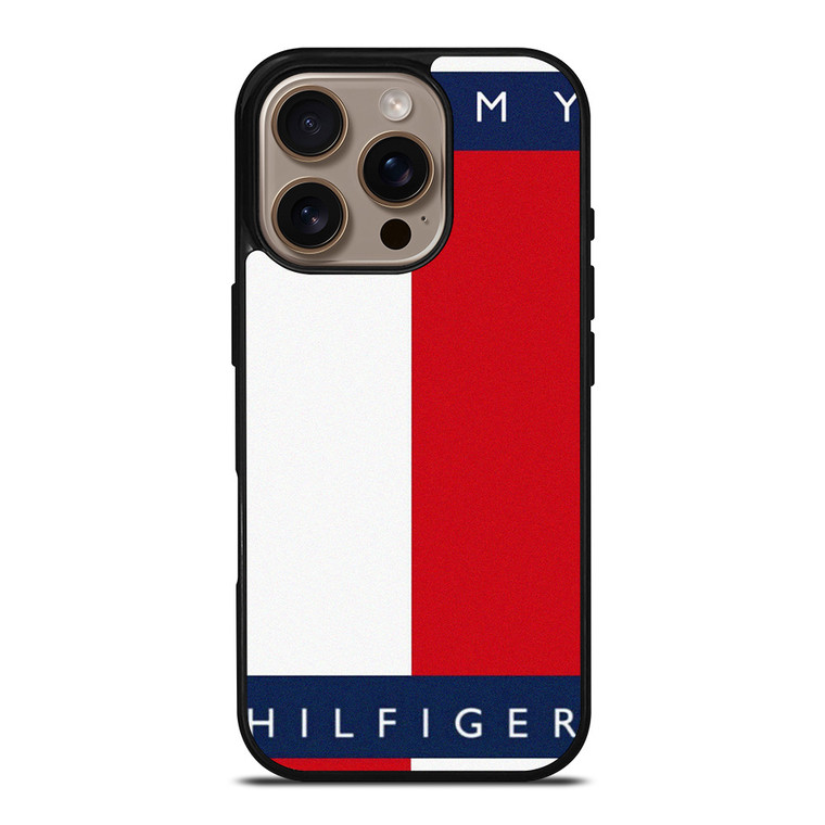 TOMMY HILFIGER GOODS LOGO iPhone 16 Pro Case Cover TOMMY HILFIGER GOODS LOGO iPhone 16 Pro Case Cover