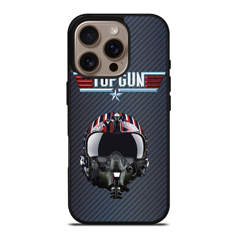 TOP GUN MAVERICK HELMET CARBON iPhone 16 Pro Case Cover