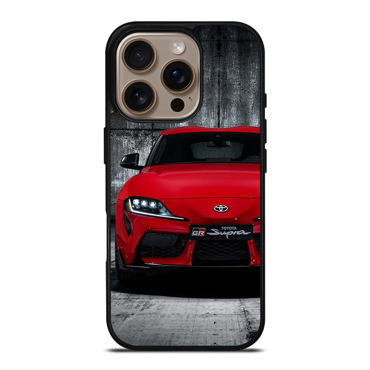 TOYOTA SUPRA GR RED iPhone 16 Pro Case Cover