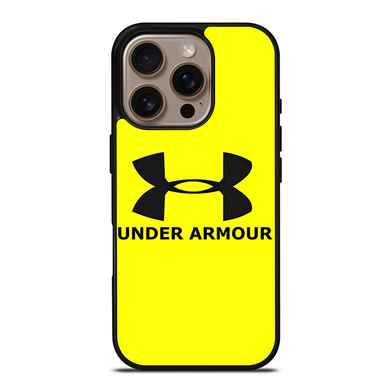 UNDER ARMOUR YELLOW LOGO ICON iPhone 16 Pro Case Cover