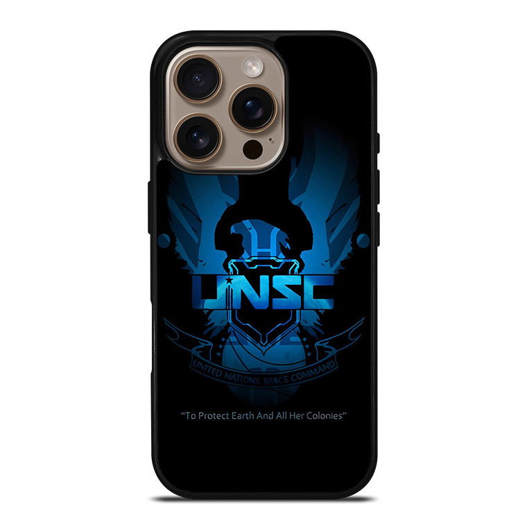 UNSC UNITED NATIONS SPACE COMMAND LOGO 2 iPhone 16 Pro Case Cover