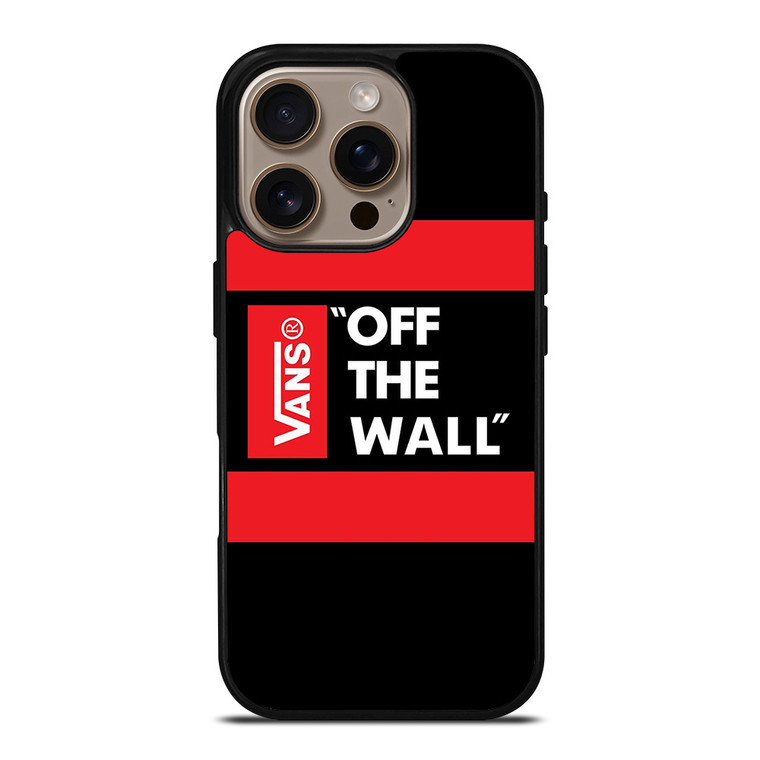 VANS OFF THE WALL SKATE LOGO iPhone 16 Pro Case Cover