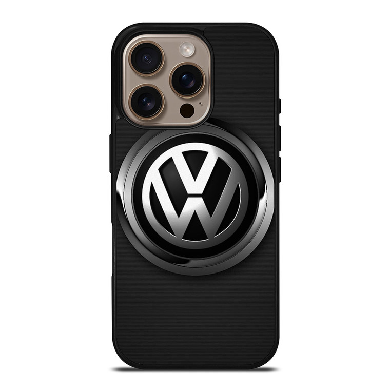 VW VOLKSWAGEN METAL CARBON iPhone 16 Pro Case Cover