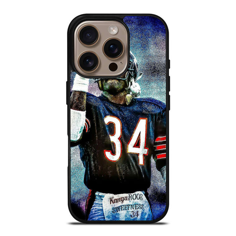 WALTER PAYTON CHICAGO BEARS NFL iPhone 16 Pro Case Cover