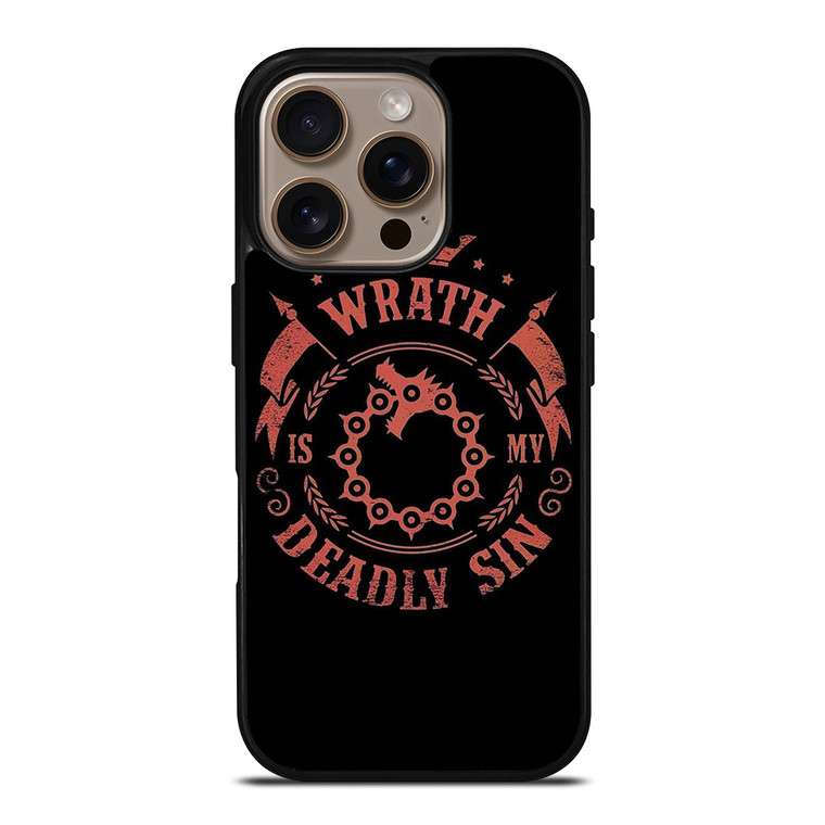 WRATH SEVEN DEADLY SINS SYMBOL iPhone 16 Pro Case Cover