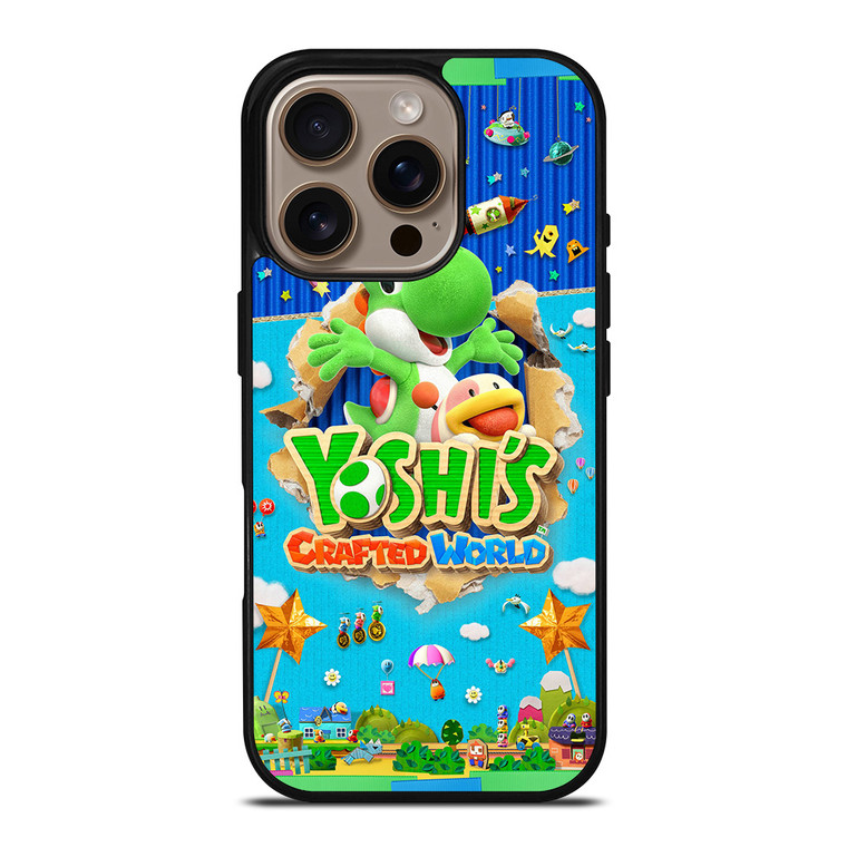 YOSHI CRAFTED WORLD GAMES POSTER iPhone 16 Pro Case Cover