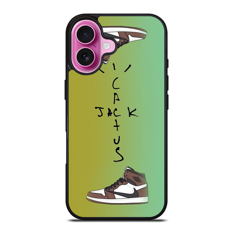 AIR JORDAN X TRAVIS SCOTT CACTUS JACK iPhone 16 Plus Case Cover AIR JORDAN X TRAVIS SCOTT CACTUS JACK iPhone 16 Plus Case Cover