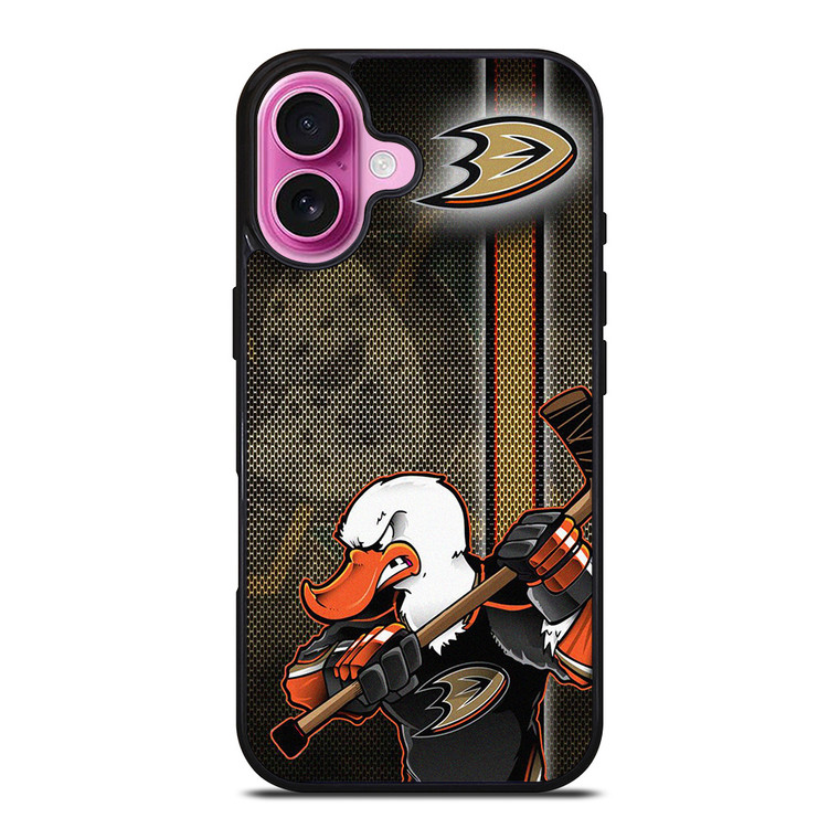 ANAHEIM DUCKS ICE HOCKEY NHL iPhone 16 Plus Case Cover ANAHEIM DUCKS ICE HOCKEY NHL iPhone 16 Plus Case Cover