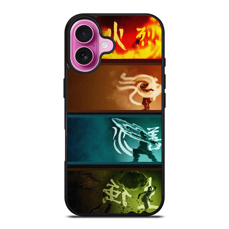 AVATAR AANG ALL ELEMENT iPhone 16 Plus Case Cover