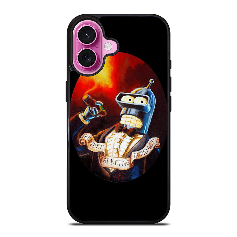 BENDER BENDING RODRIGUEZ CARTOON iPhone 16 Plus Case Cover