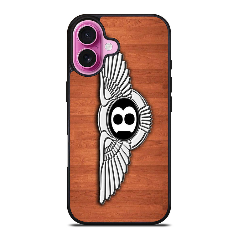BENTLEY CAR WOODEN EMBLEM iPhone 16 Plus Case Cover