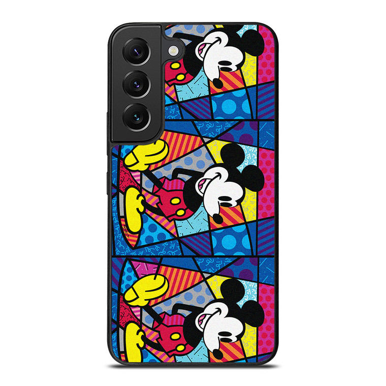 ROMERO BRITTO MICKEY MOUSE COLLAGE  Samsung Galaxy S22 Plus Case Cover