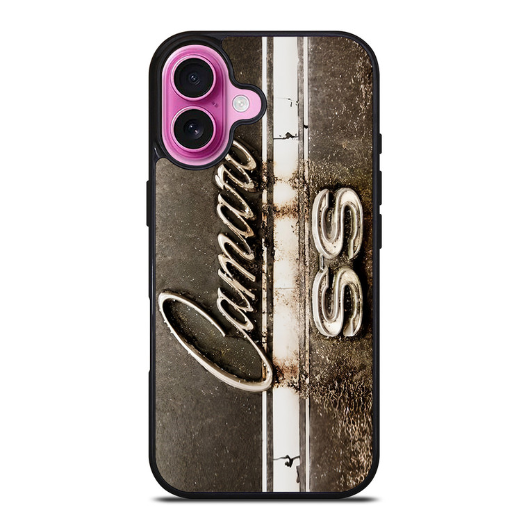 CHEVROLET CAMARO SS RUSTY EMBLEM iPhone 16 Plus Case Cover