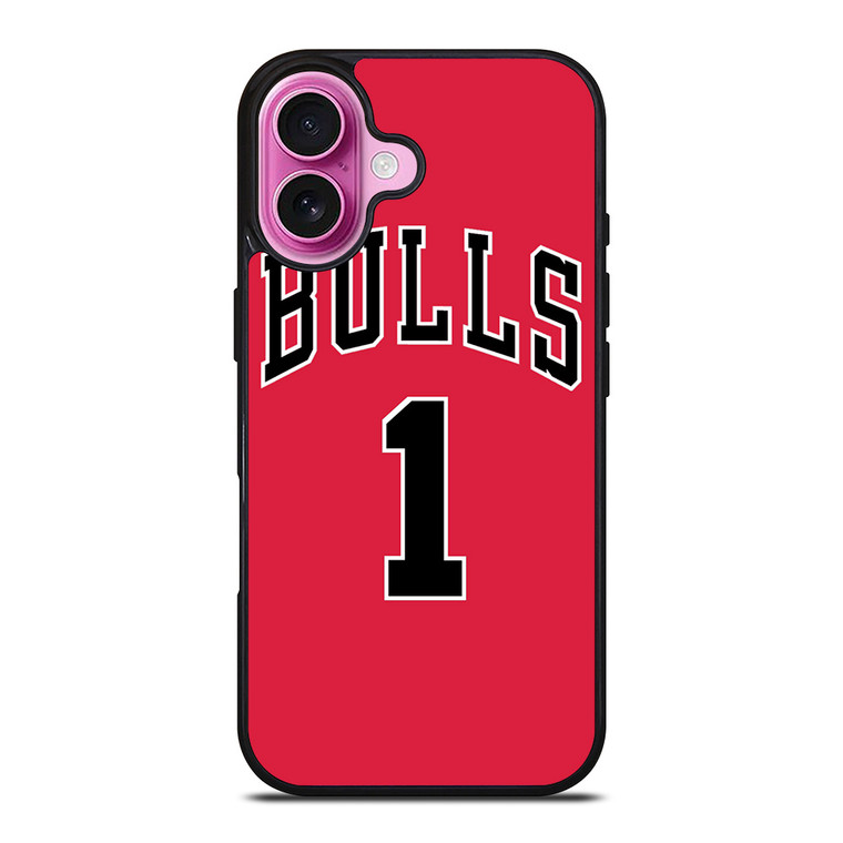 CHICAGO BULLS DERRICK ROSE KIT iPhone 16 Plus Case Cover