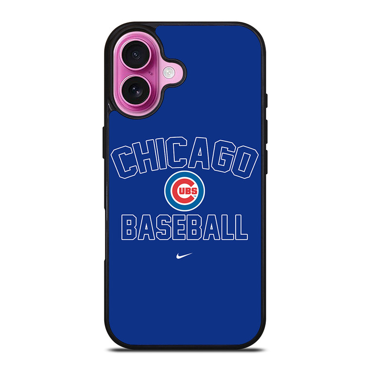 CHICAGO CUBS BASEBALL NIKE LOGO iPhone 16 Plus Case Cover