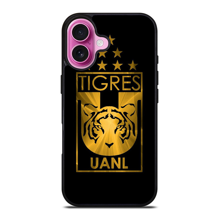 CLUB FOOTBALL TIGRES UANL GOLD iPhone 16 Plus Case Cover
