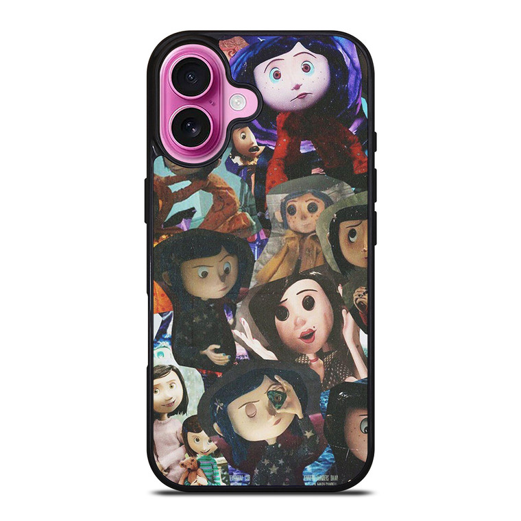 CORALINE JONES MOVIES COLLAGE iPhone 16 Plus Case Cover