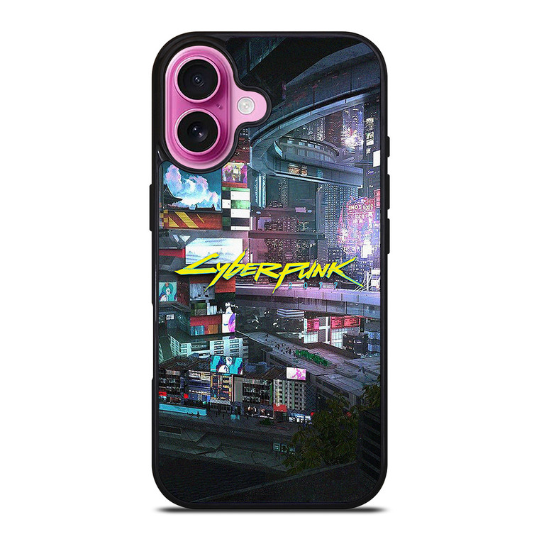CYBERPUNK 2077 CITY iPhone 16 Plus Case Cover