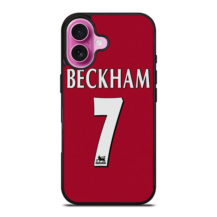DAVID BECKHAM MANCHESTER UNITED iPhone 16 Plus Case Cover