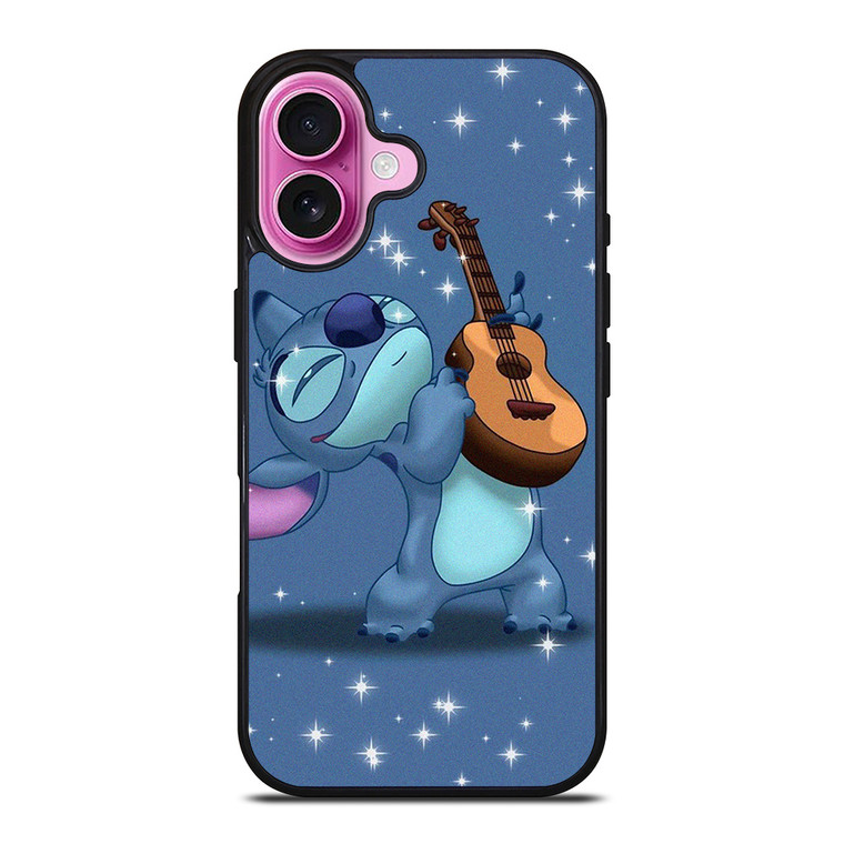 DISNEY STICH PLAYING GUITAR iPhone 16 Plus Case Cover