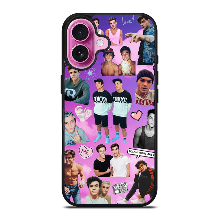 DOLAN TWINS CUTE COLLAGE iPhone 16 Plus Case Cover