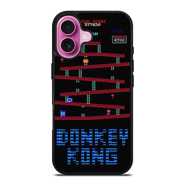 DONKEY KONG SUPER MARIO GAMES iPhone 16 Plus Case Cover